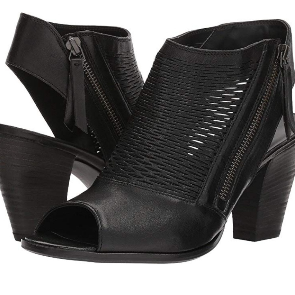 Paul Green Willow Peep Booties Size 6.5